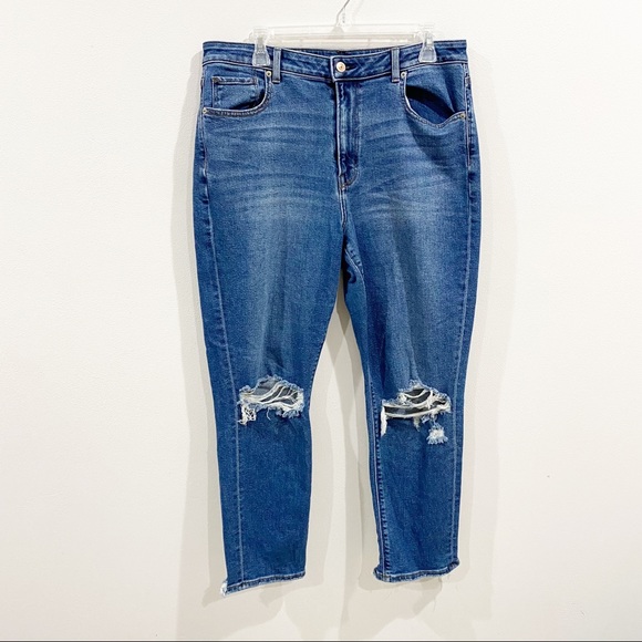 American Eagle Outfitters Denim - American Eagle High Rise Mom Jeans Distressed Size 12